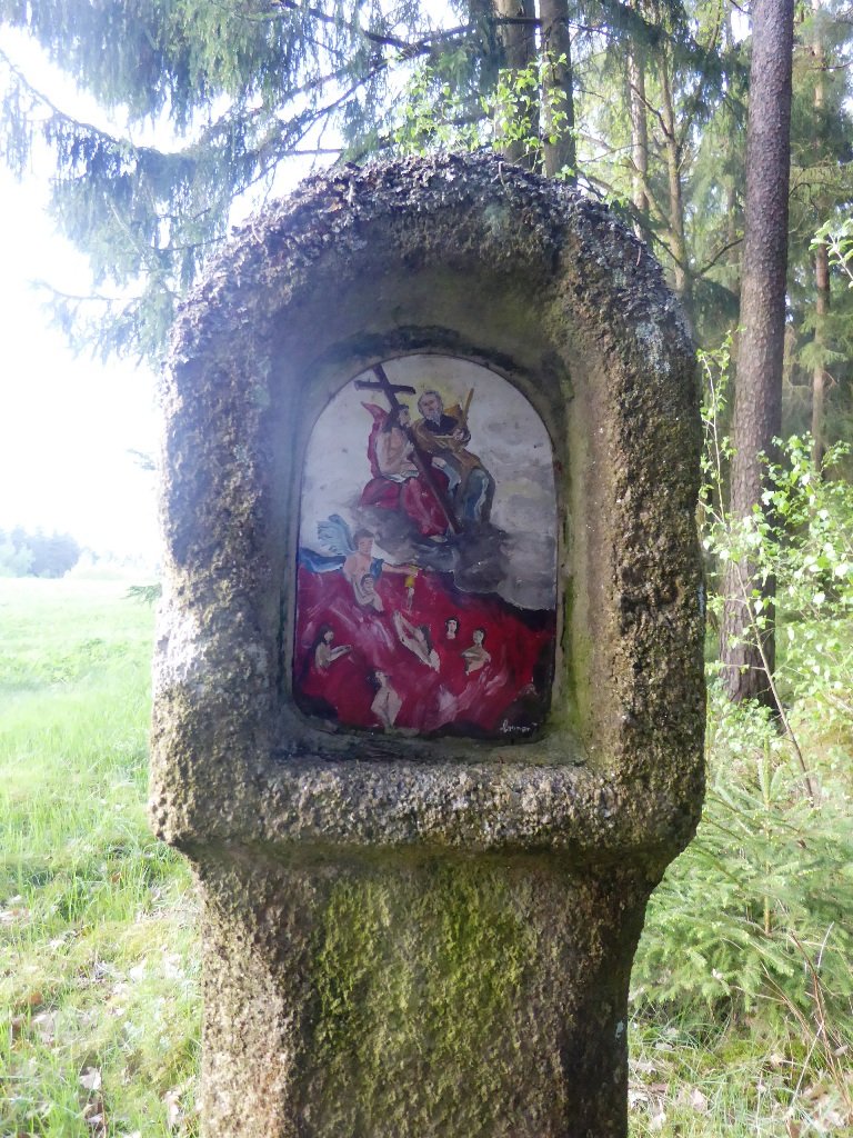 Marterl am Wegesrand, Wanderweg Luhe-Wildenau