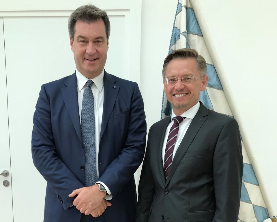 MdL Tobias Reiß, Ministerpräsident Markus Söder 2