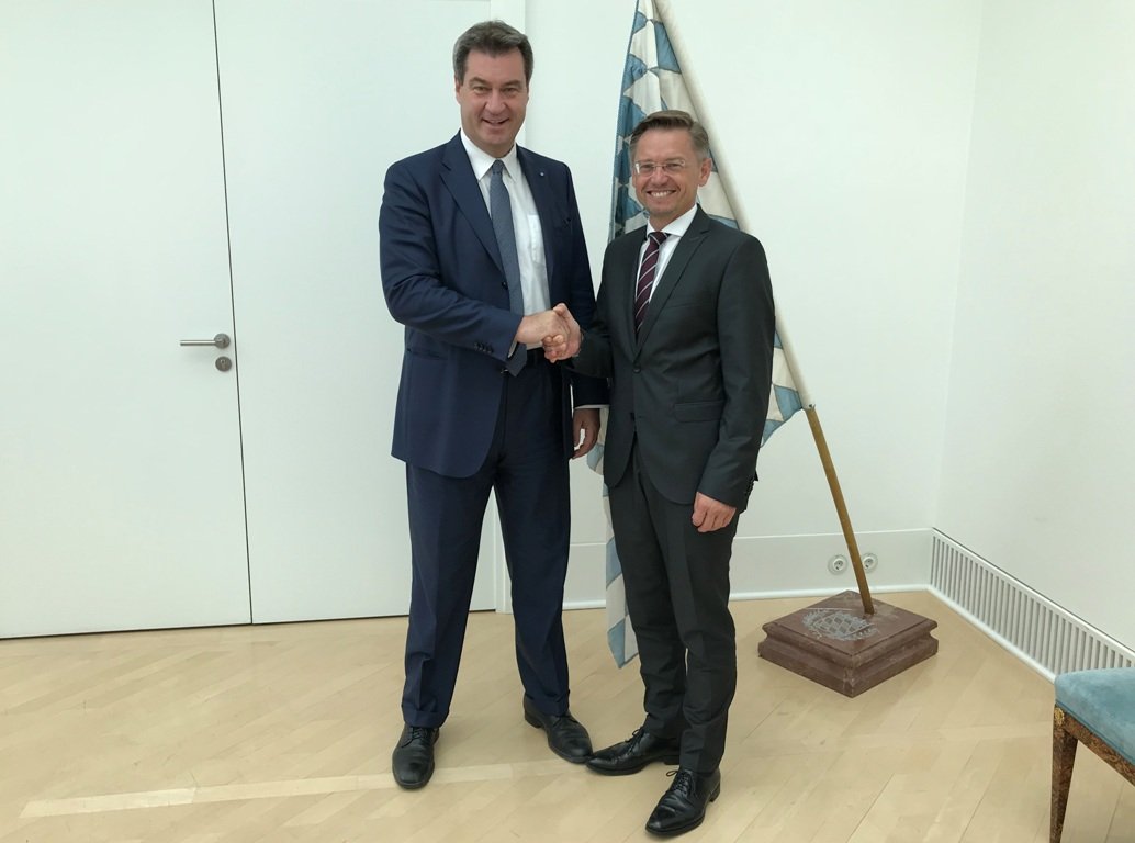 MdL Tobias Reiß, Ministerpräsident Markus Söder