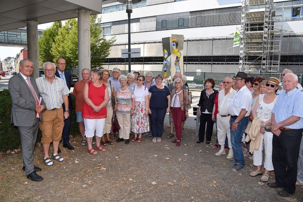 Mit dem OB on Tour, Senioren Weiden, Krankenhaus Klinikum Weiden, Notaufnahme Palliativstation Klinikküche1