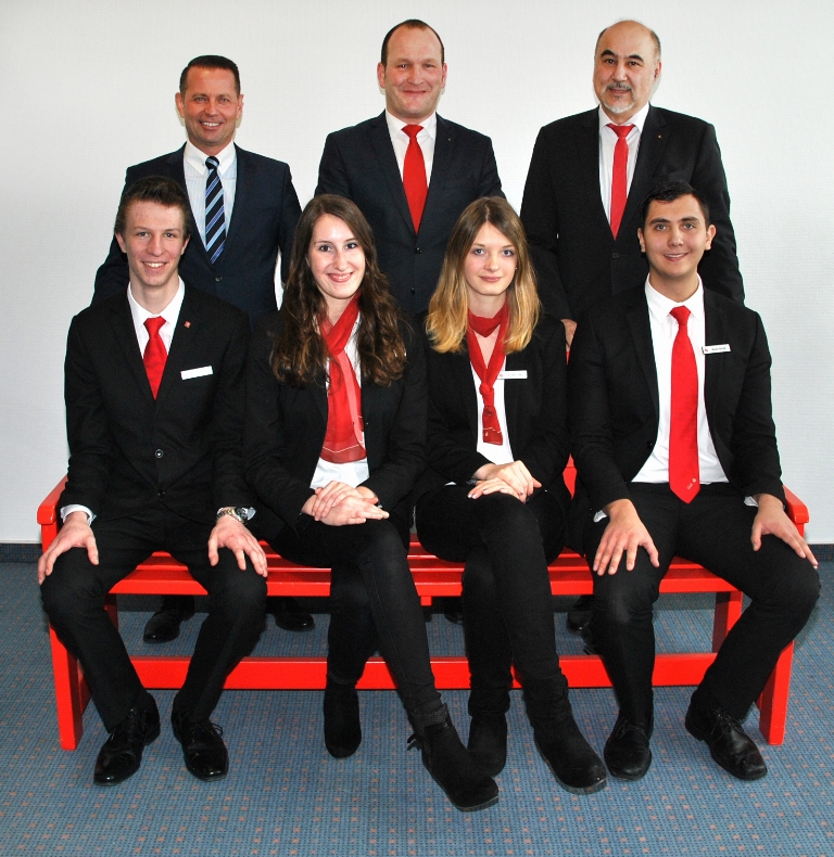 Sparkasse neue Bankkauffrauen Bankkaufmänner