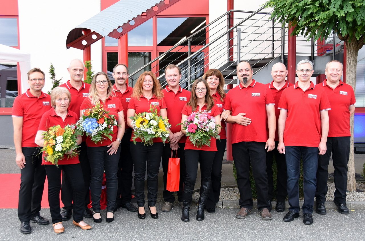 Mitarbeiterehrung Küchenstudio Amann