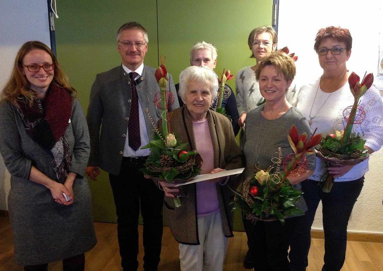 Mitarbeiterehrung Caritas Altenheim St. Martin