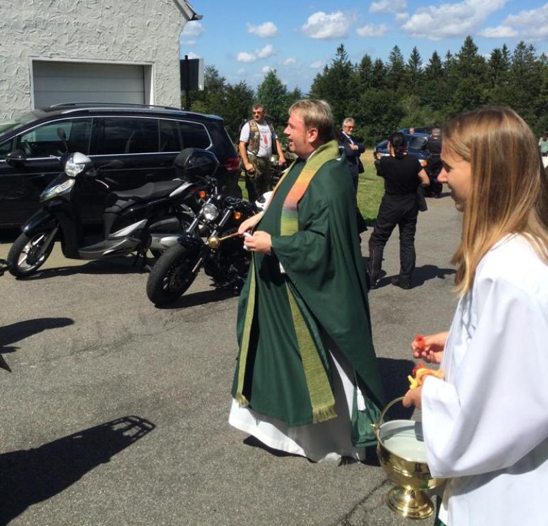 Motorradgottesdienst auf dem Fahrenberg 20195