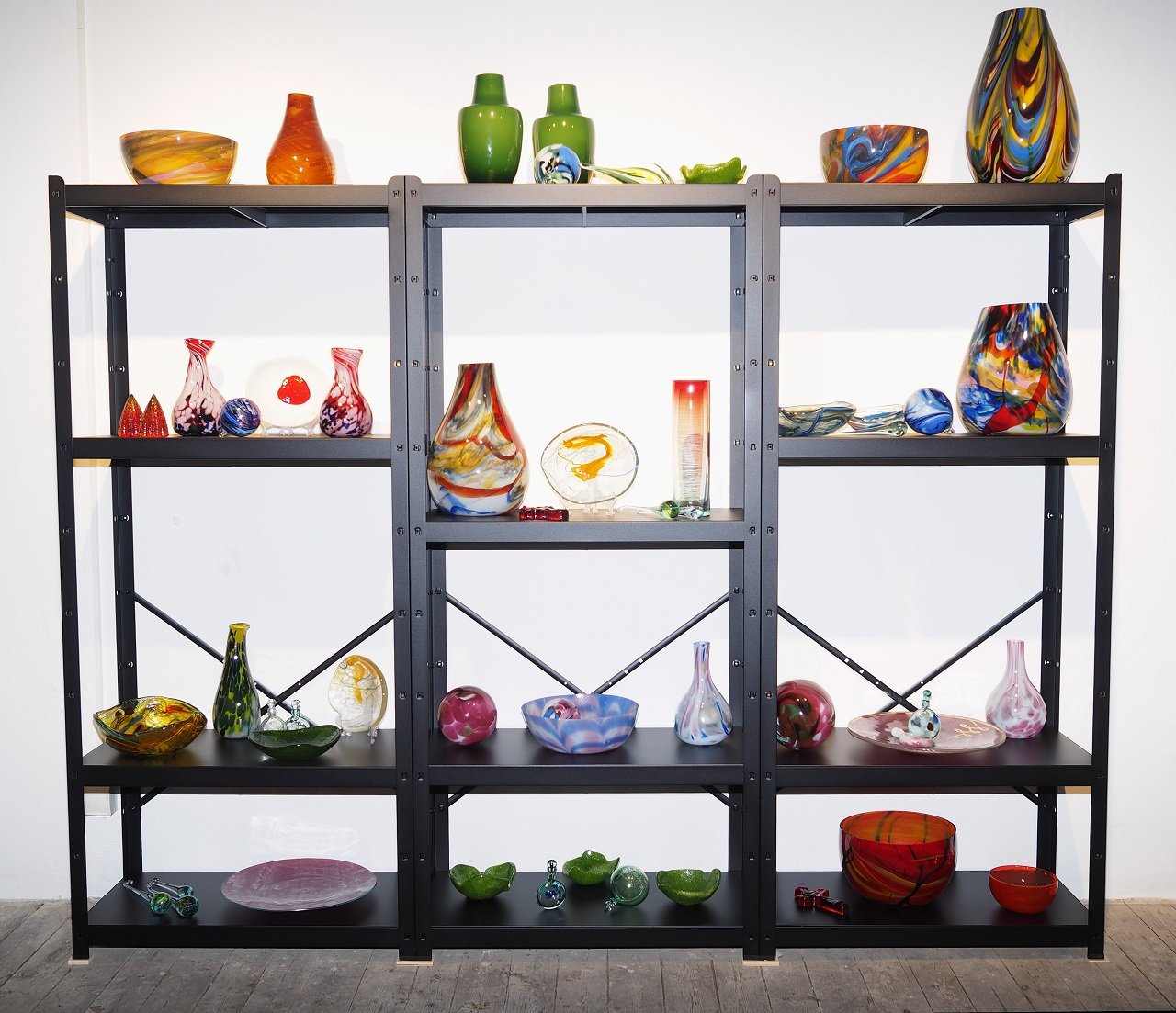 Mundgeblasene handgefertigte Glasunikate Glashütte Lamberts eröffnet Glasgalerie in Waldsassen Bilder Robert Christ