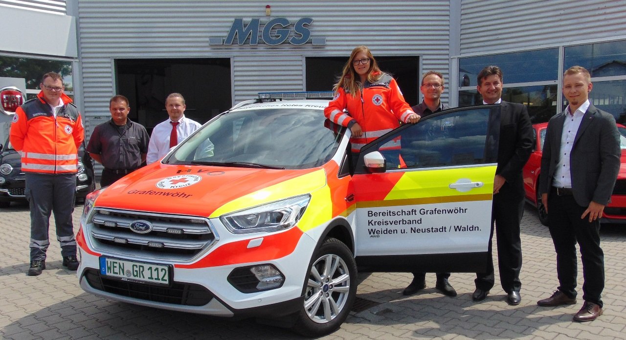Neues HvO Auto Helfer vor Ort Grafenwöhr MGS Motorgruppe Sticht Bilder Markus Zimmermann BRK Kreisverband Weiden und NeustadtWN10