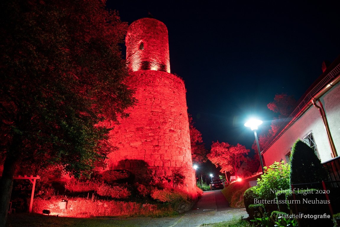 Night of Light Butterfassturm Neuhaus Bild Flaschel 1