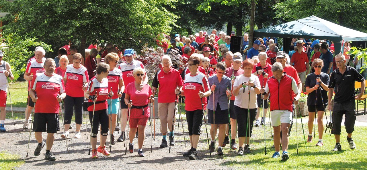 Nordic Walking Tag Schießlweiher Weiden BVS Weiden