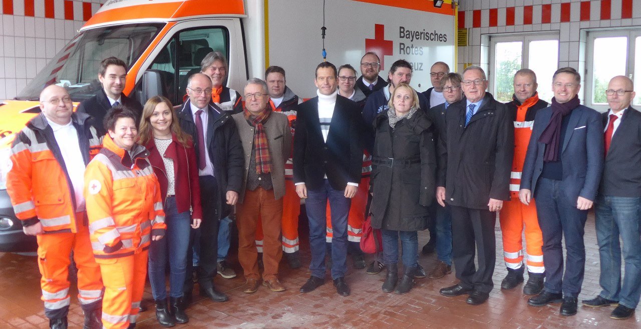 CSU, Weihnachtsbesuch, Eschenbach, BRK