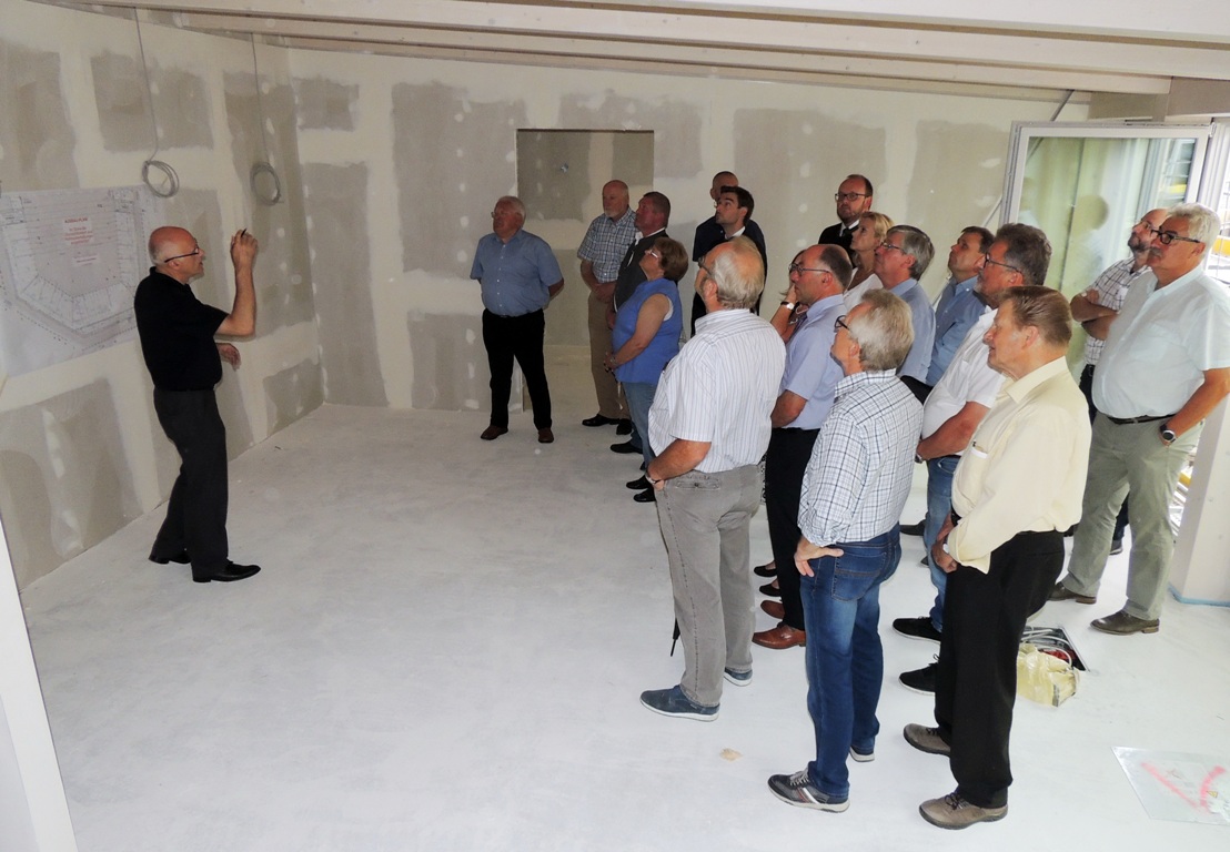 Landratsamt Neustadt Neubau CSU Besichtigung