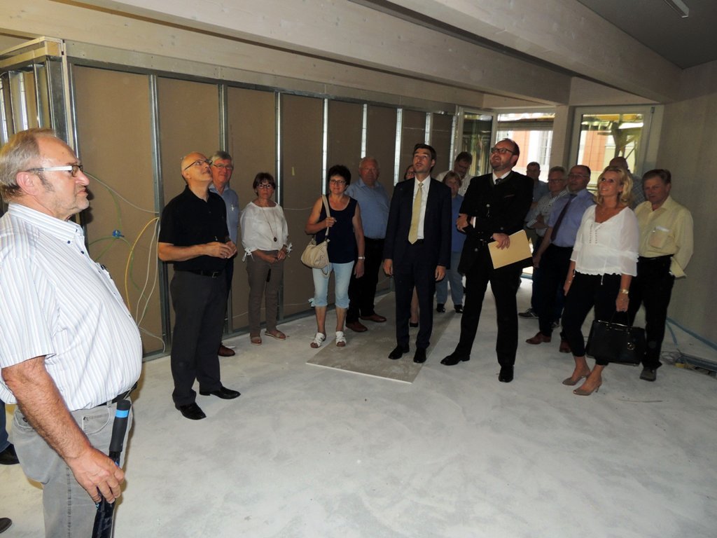 Landratsamt Neustadt Neubau CSU Besichtigung