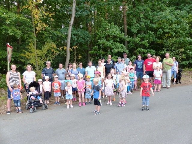 OMV Kindergarten Wanderung Leuchtenberg