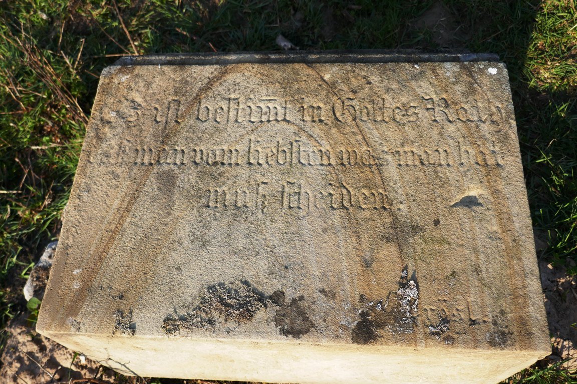 Pappenberg Grabsteine Bergung
