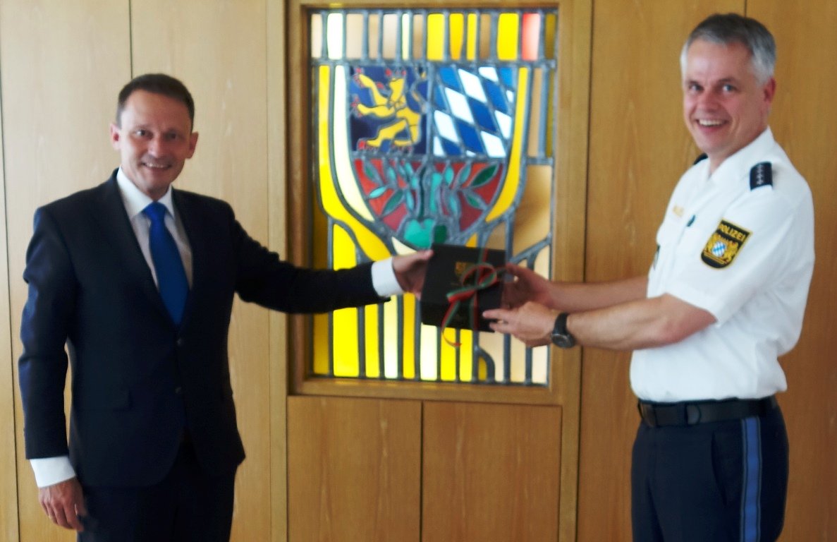 Oberbürgermeister Jens Meyer Weiden Bürgermeister Flossenbürg Thomas Meiler Polizei