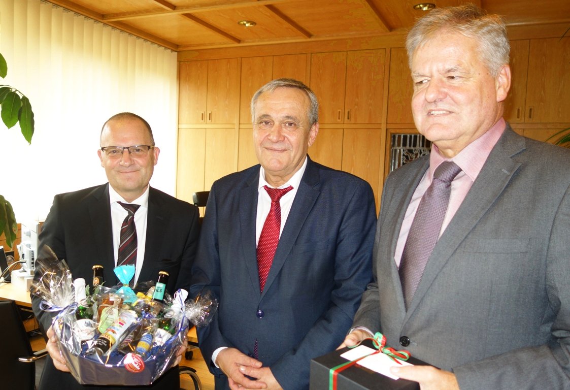 Oliver Schrempl, Weiden Oberbürgermeister Kurt Seggewiß, Hermann Prölß