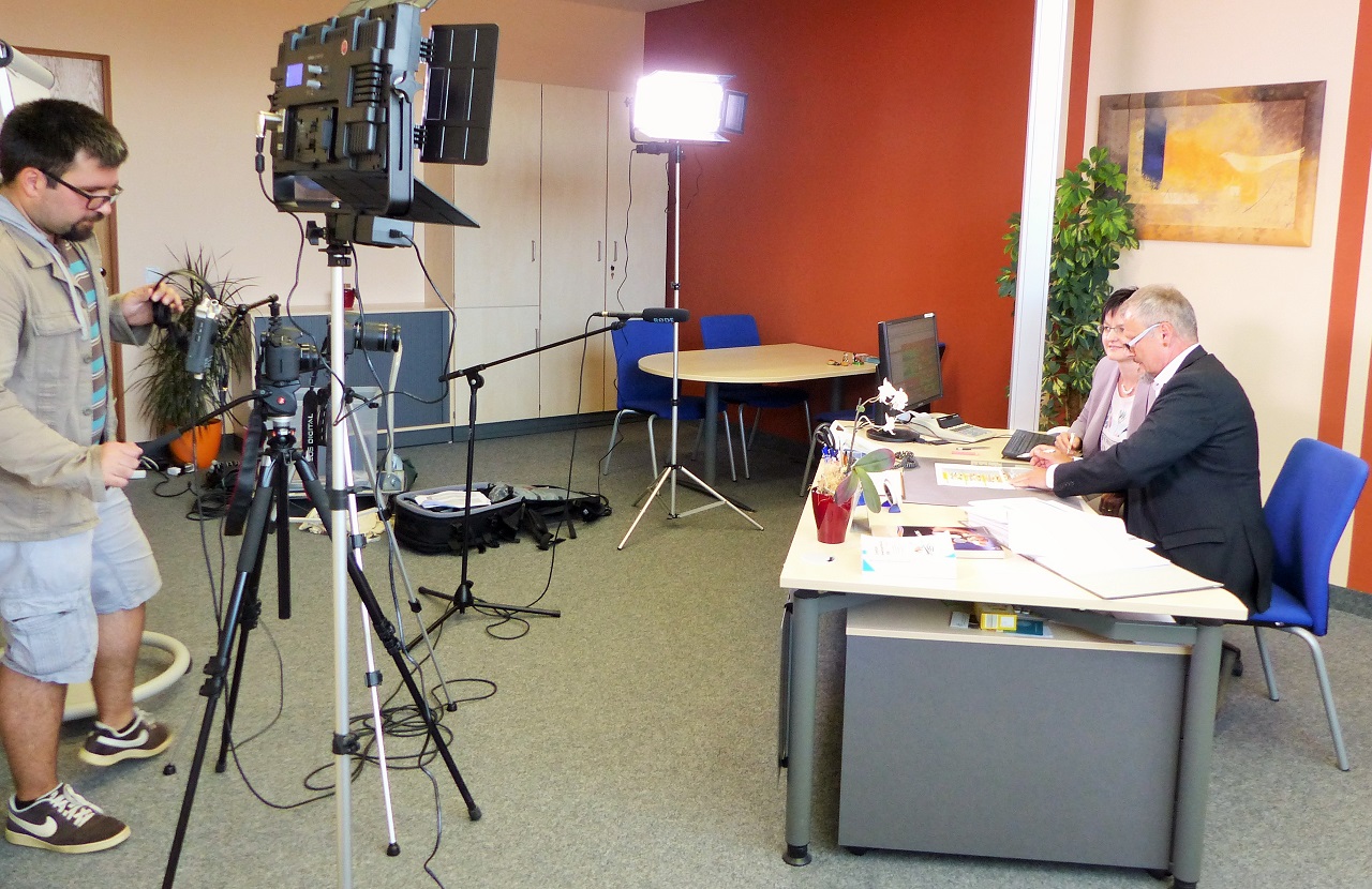 Klinik-Kompetenz-Bayern filmt bei der Kliniken Nordoberpfalz AG