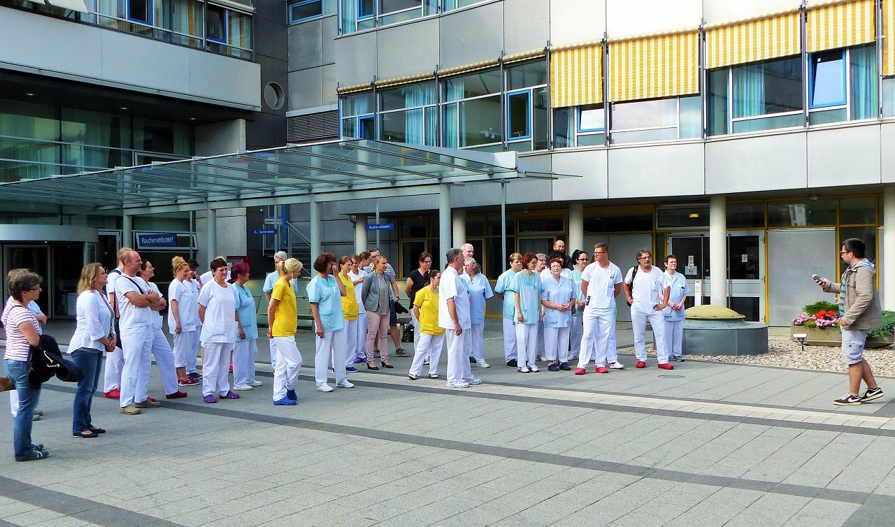 Klinik-Kompetenz-Bayern filmt bei der Kliniken Nordoberpfalz AG