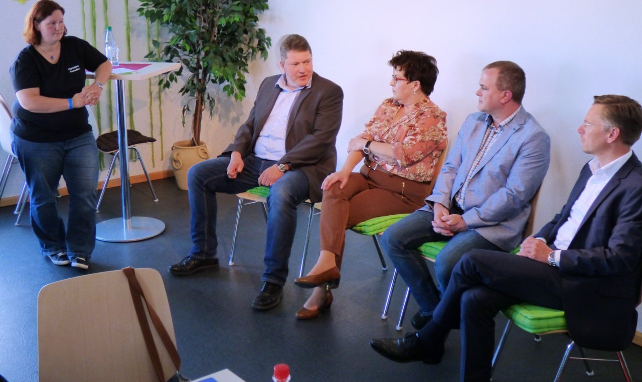 Inklusion Gespräch Landtagskandidaten