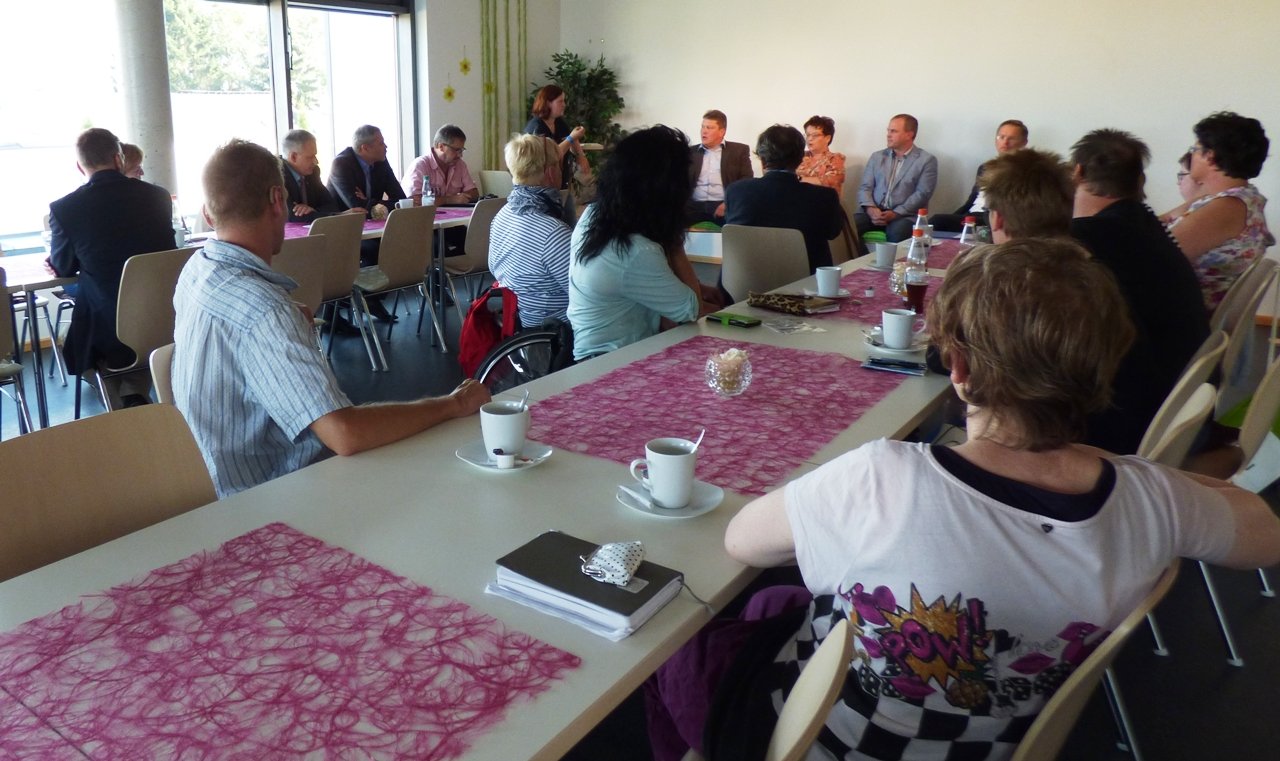 Inklusion Gespräch Landtagskandidaten