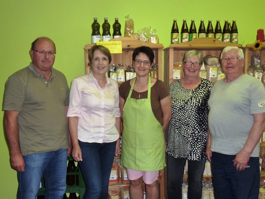 Dorfladen Irchenrieth Annette Karl Besuch