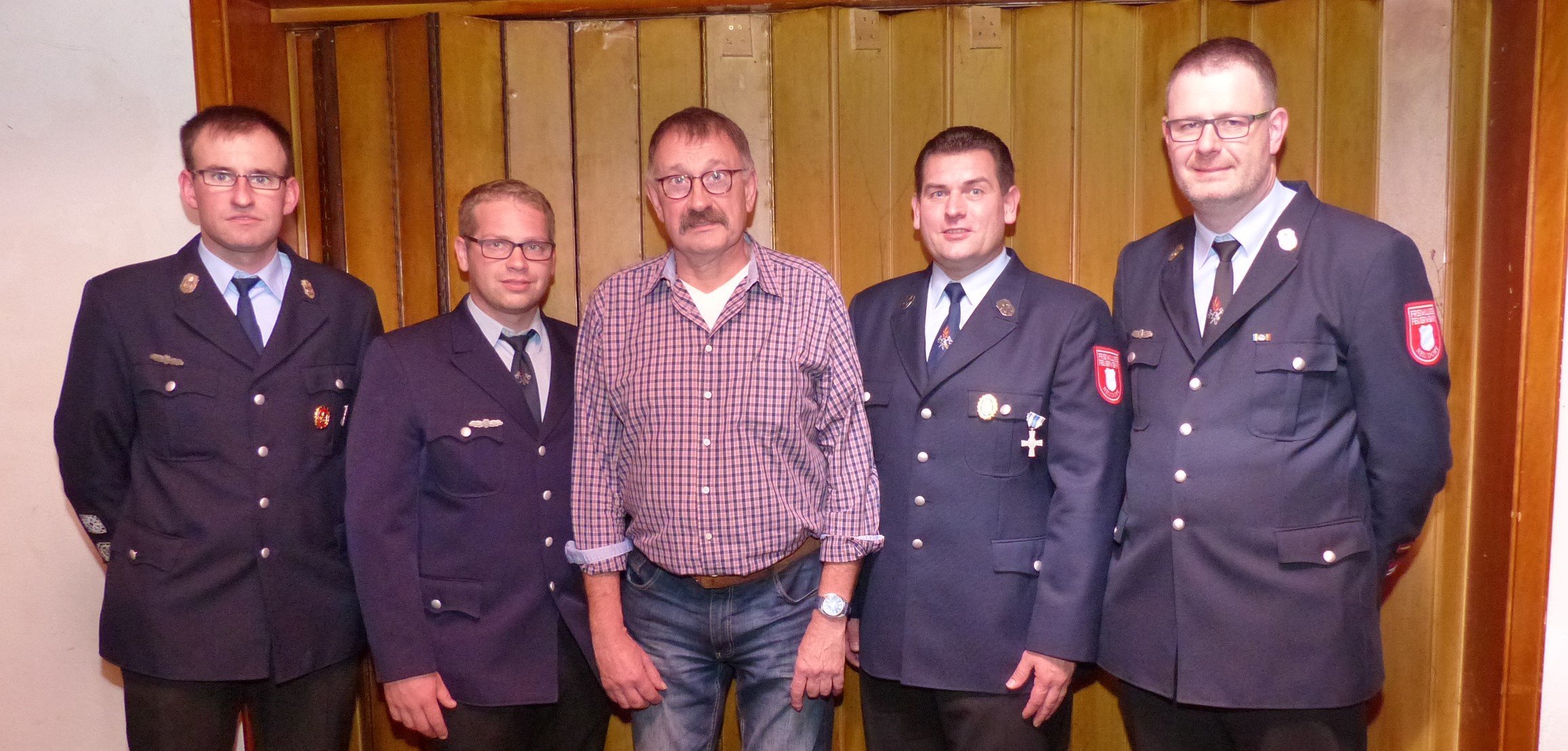 Ehrung Herbert Lorenz, Feuerwehr Neudorf