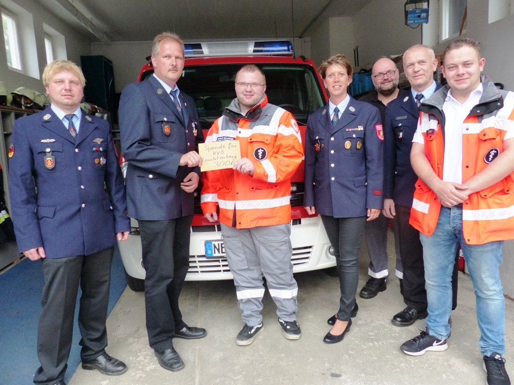 Spende HVO Feuerwehr Michldorf