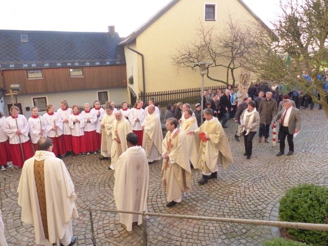 Leuchtenberg, Amtseinführung Pfarrer Adam Nieciecki