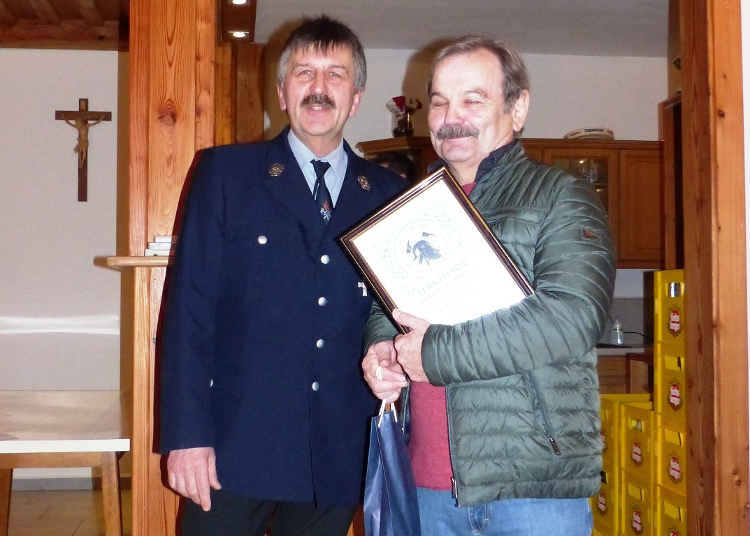 Feuerwehr Döllnitz Jahreshauptversammlung Ehrungen