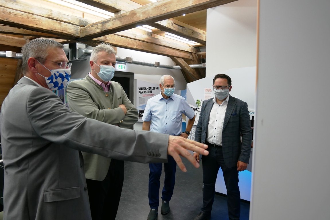 Parkstein Besuch Wirtschaftsminister