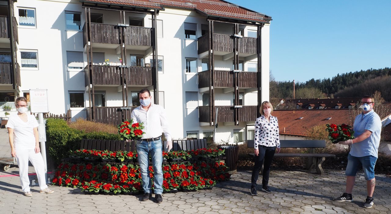 Blumen Altenheim Hospiz Faschingsverein