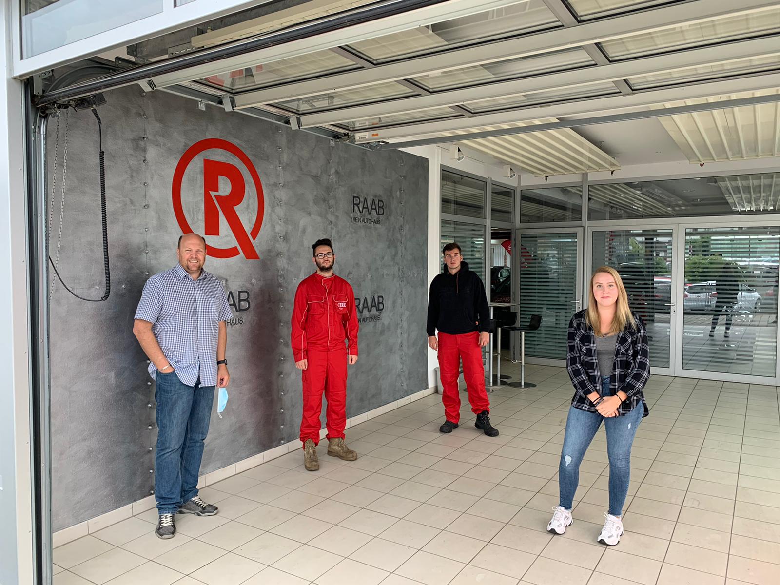 Autohaus Raab Azubis 2020 Jubiläum