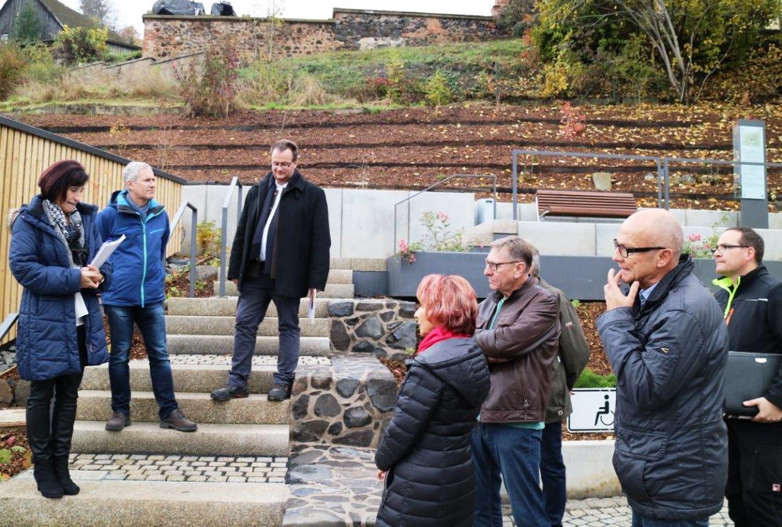 Parkstein Parkplatz Neustädter Straße Eröffnung Infotafel