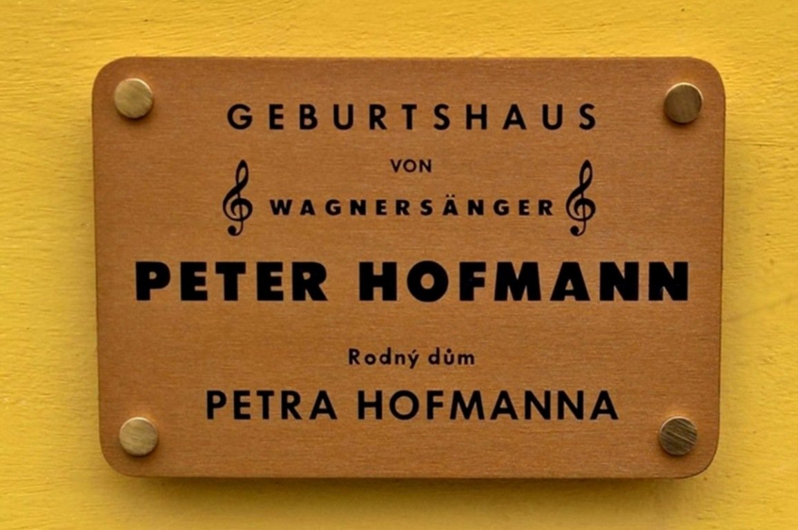 Peter Hofmann Fritz Hofmann Opernsänger Belvedere Marienbad Geburtshaus Weltstar3