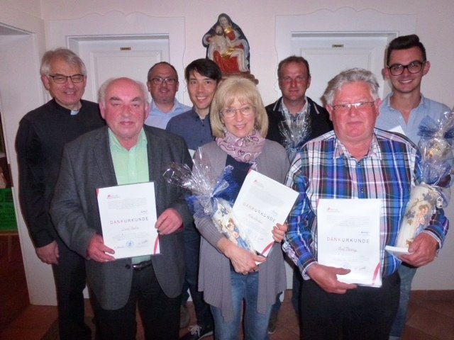 Pfarrgemeinderat PüchersreuthWurzWildenau Verabschiedung Pfarrgemeinderäte verabschiedet