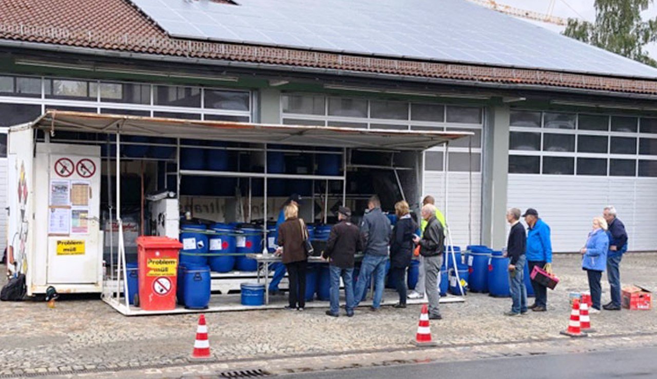 Problemmüll abfall Bauhof Weiden