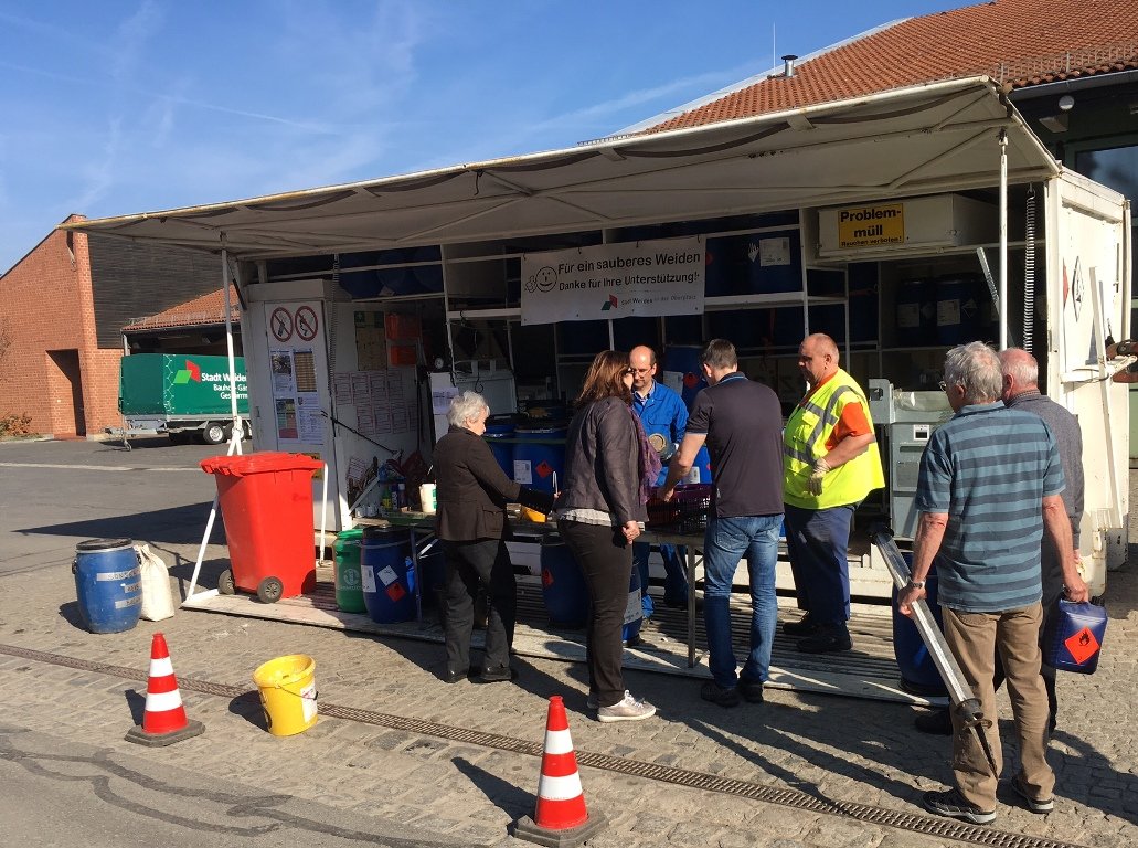 Problemmüllsammlung Stadt Weiden