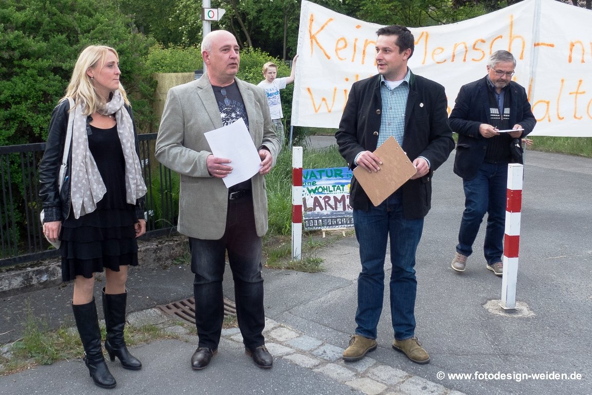 Ortsbegehung Haltepunkt Hammerweg CSU JU