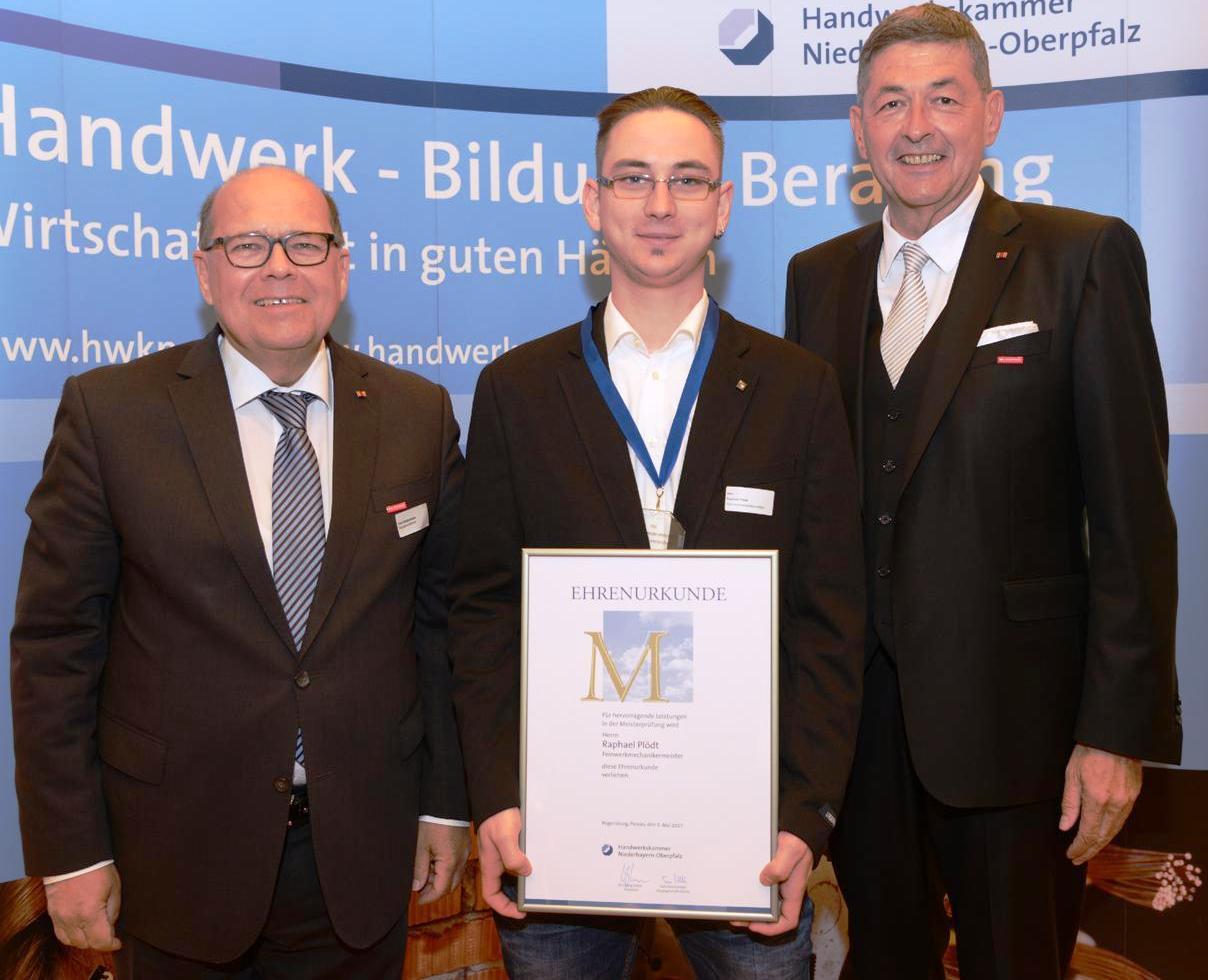 Raphael Plödt Meisterbeste  Handwerk 2017
