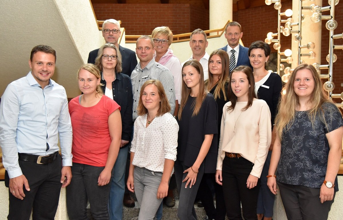 Rathaus Weiden Azubis Auszubildende Weiden