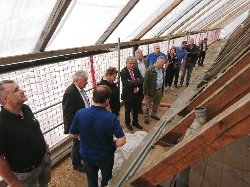 Rathaus Weiden Baustellenbegehung 2