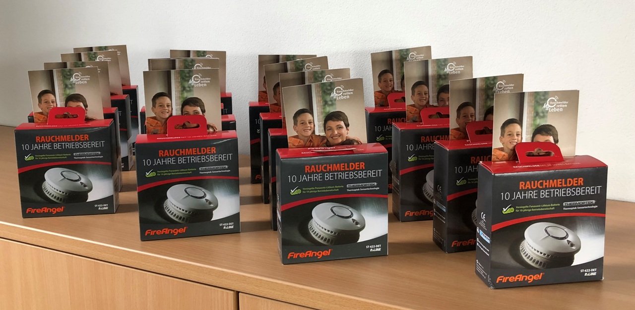 Rauchmelder für Parksteiner Familien Feuerwehr Parkstein Hammerles Brandmelder 1