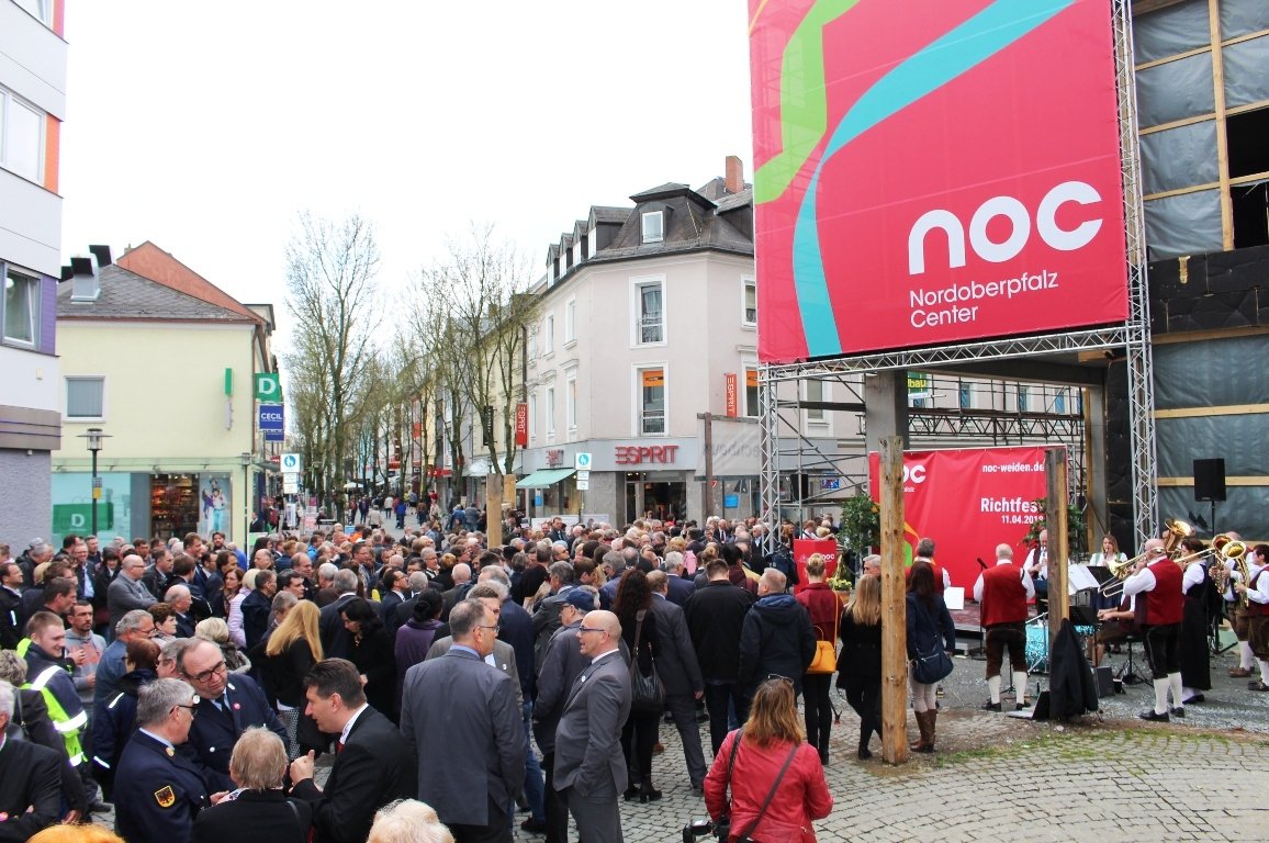 Richtfest NOC Nordoberpfalz Center Weiden Stadtgalerie Fondara (67)(48)