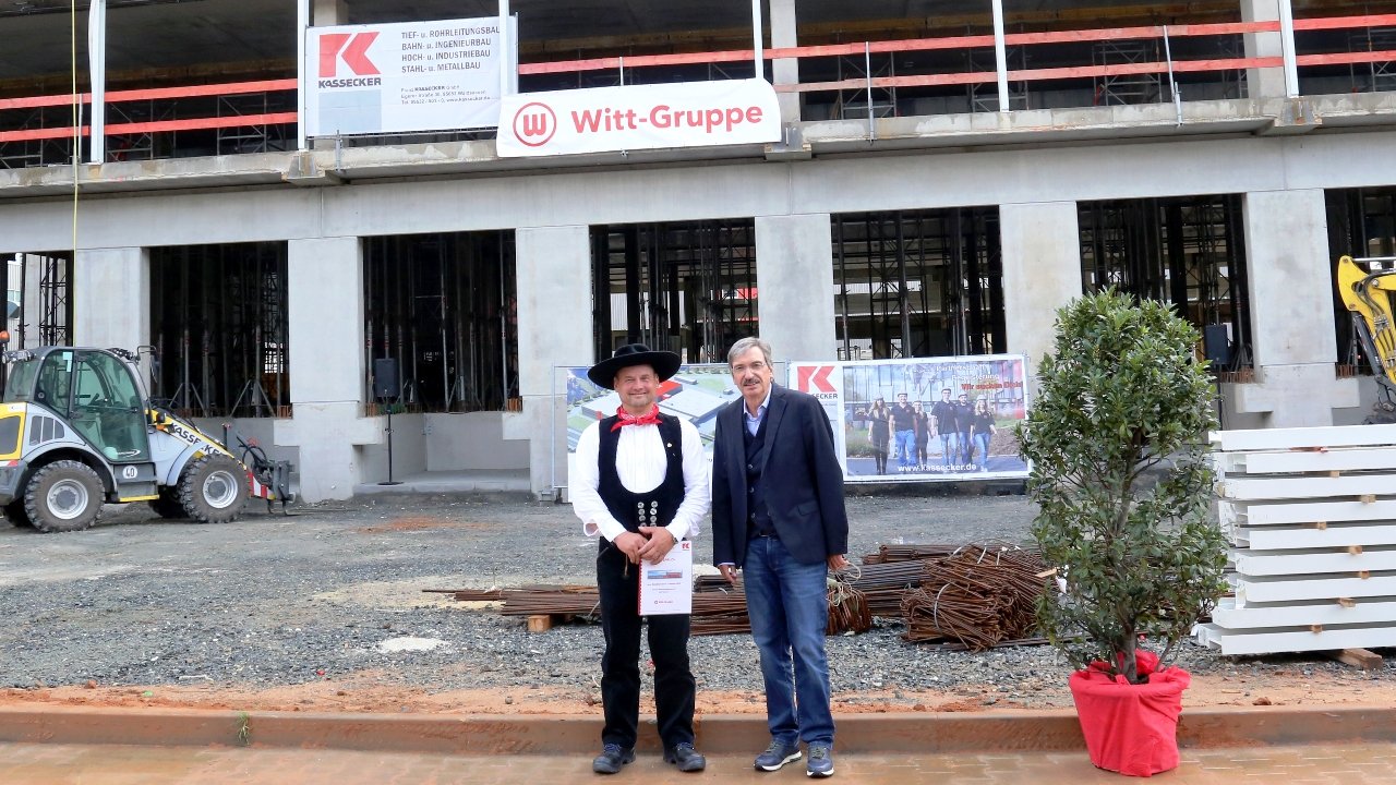 Richtfest Witt Weiden Warenverteilzentrum Richtfest