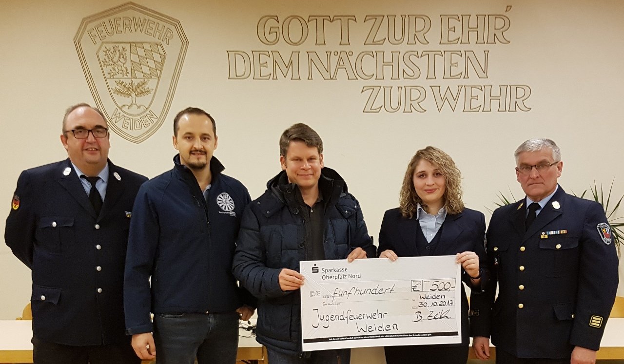 Round Tabel Weiden Spende Jugendfeuerwehr Weiden