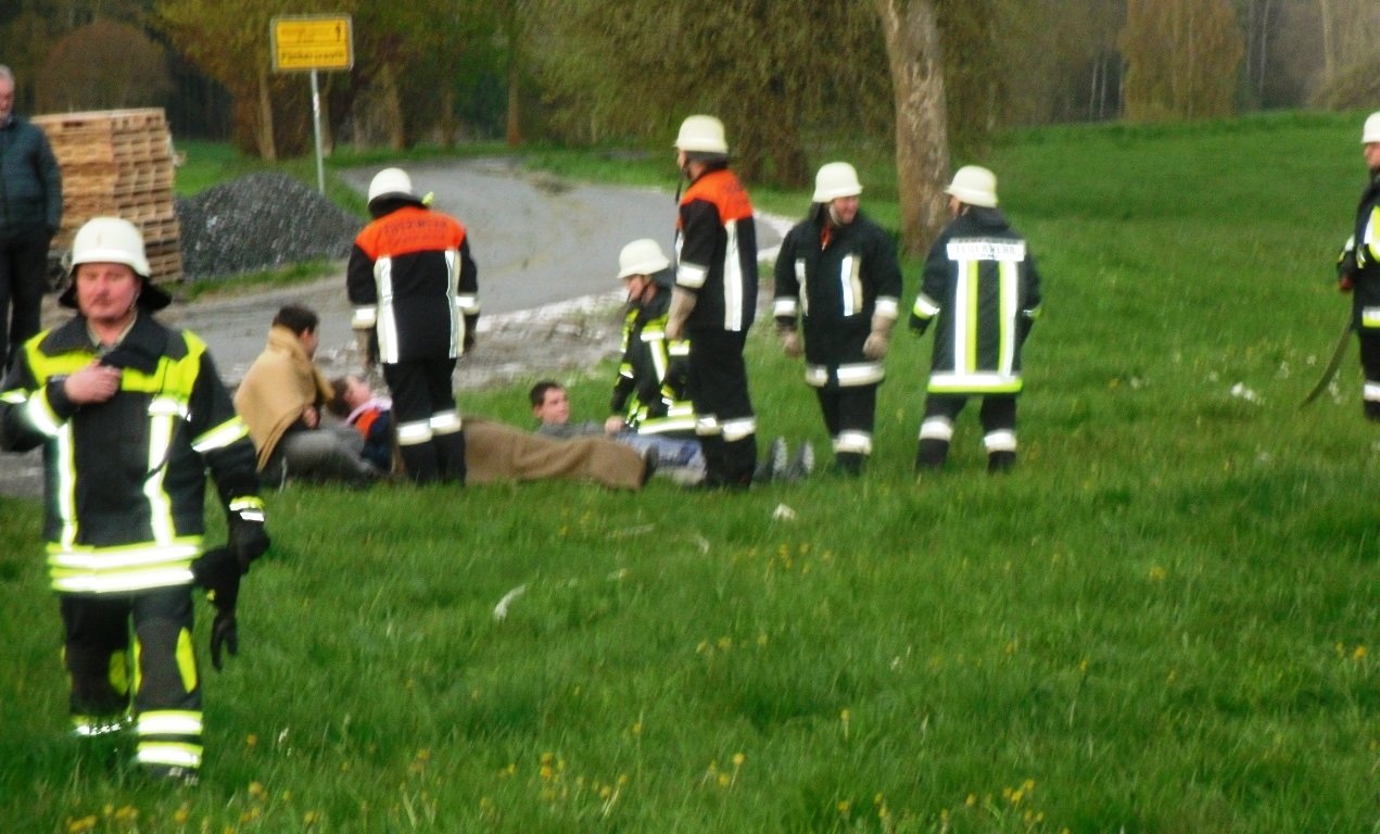 Püchersreuth Feuerwehr Einsatzübung