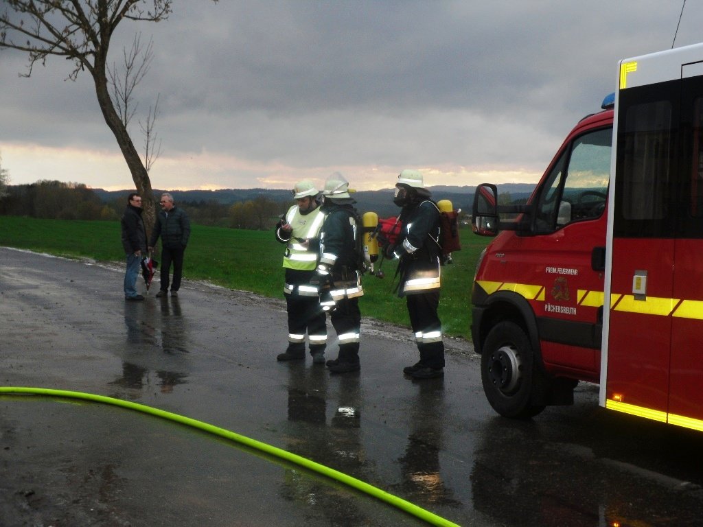 Püchersreuth Feuerwehr Einsatzübung