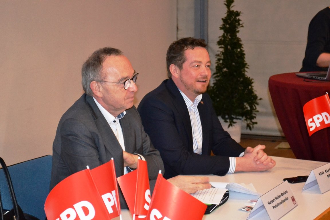 SPD Parteivorsitzender Norbert Walter-Borjans Besuch Weiden