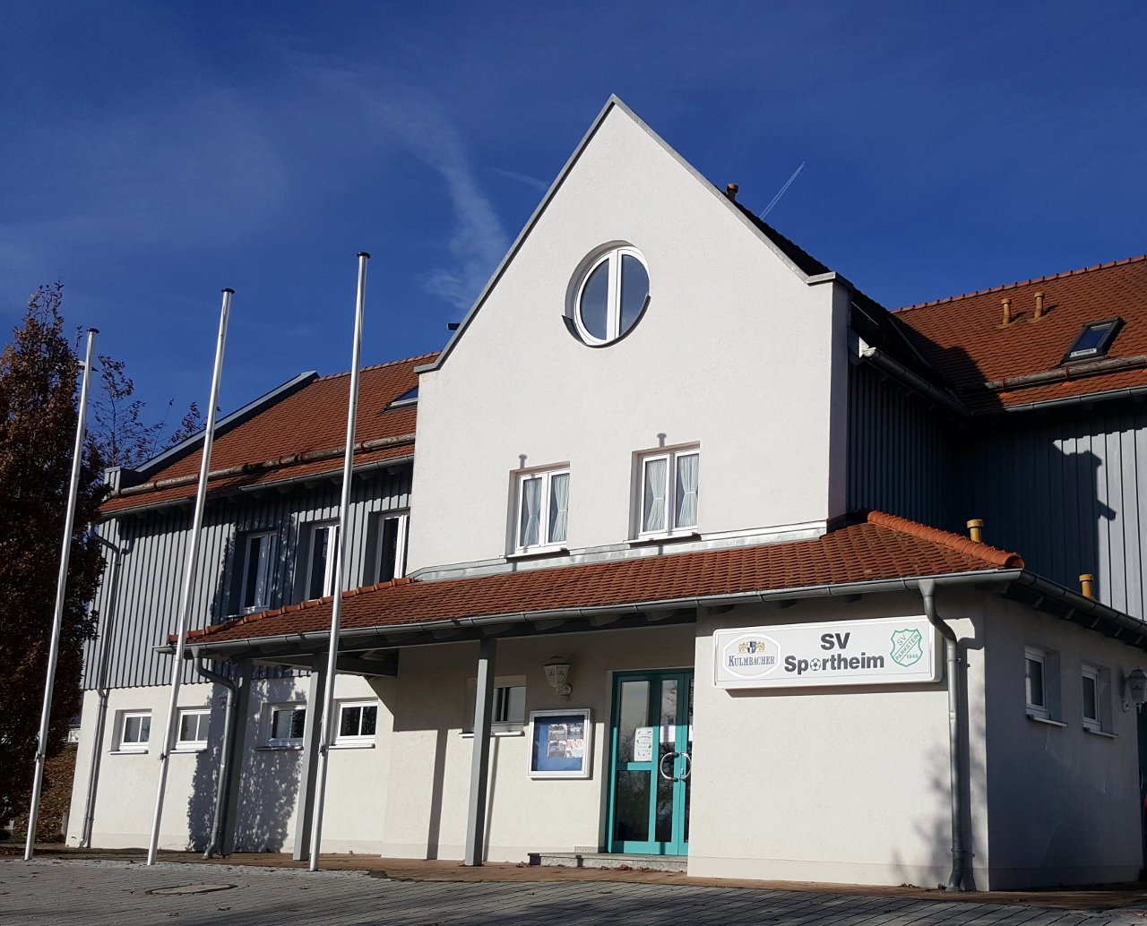 SV Parkstein SV Sportheim Parkstein Gebäude Haus Fußballplatz Parkstein