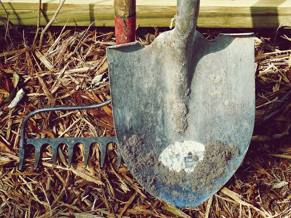 Schaufel Symbol Werkzeug Landwirt Arbeit Bauernhof Hof