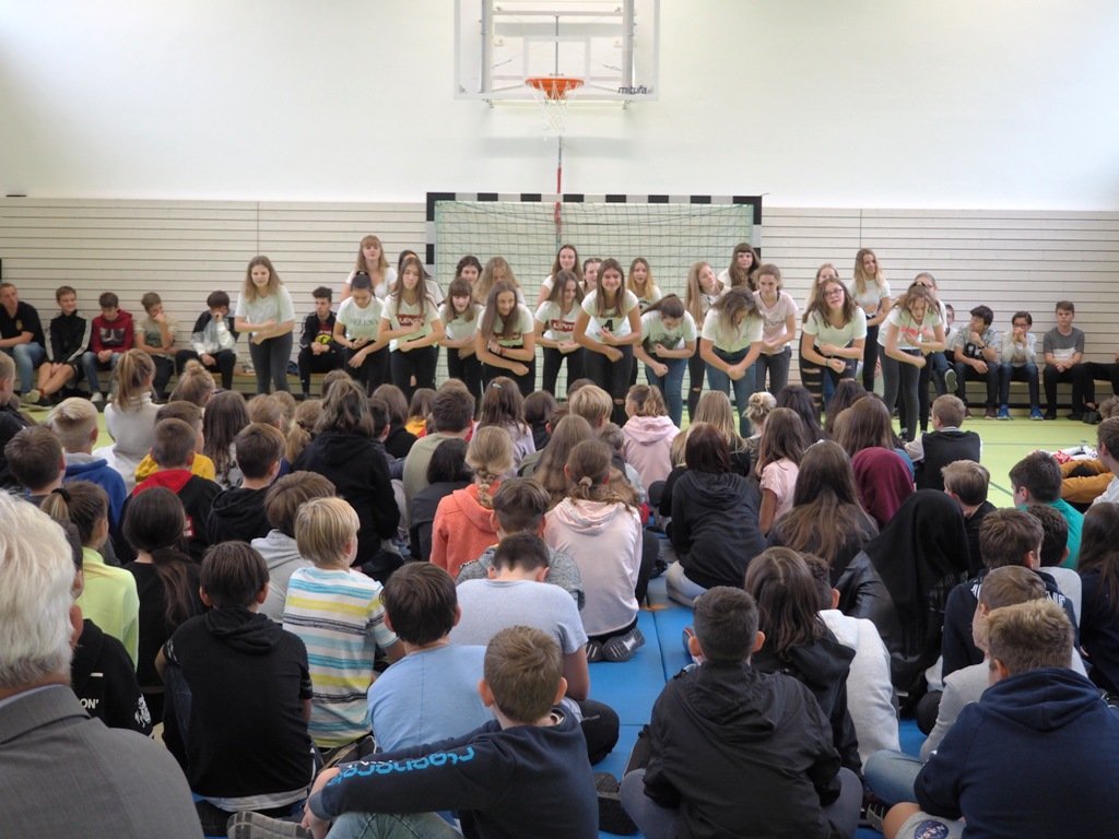 Schulturnhalle Mittelschule Neustadt Einweihung